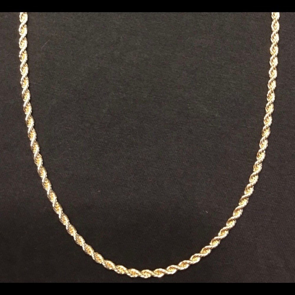 Gold Chain Rope Chain and Rope Bracelet Bundle Set - Picture 3 of 7